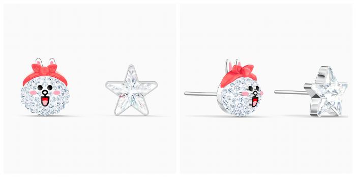时尚单品】Swarovski与Line Friends联手推出一系列可爱的首饰，设计