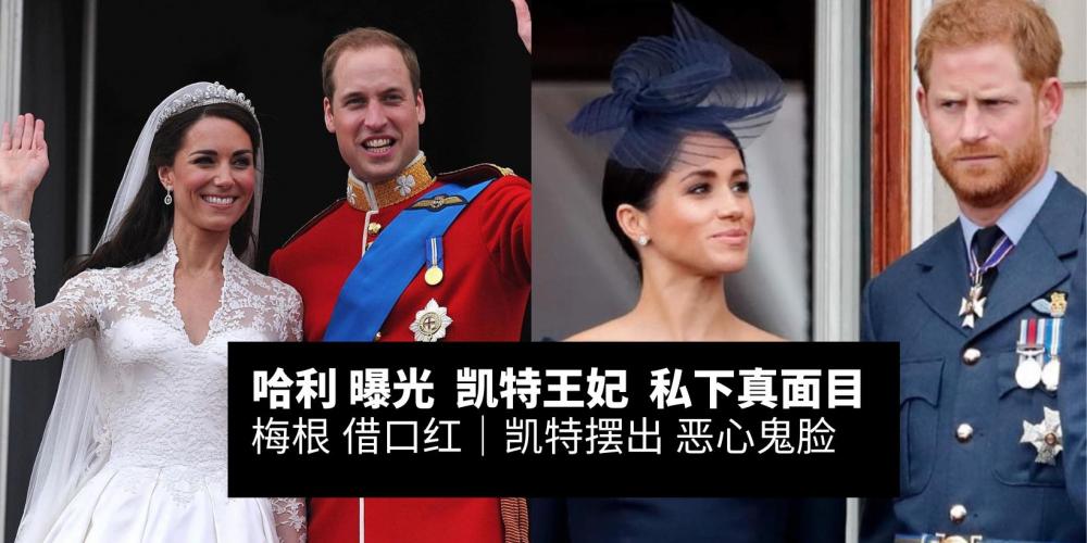 【欧美娱乐】英国王室黑料爆不停!【哈利王子揭露-凯特王妃黑暗面 | 摆臭脸拒借梅根口红闹Drama】威廉婚礼上他的JJ还冻伤了!