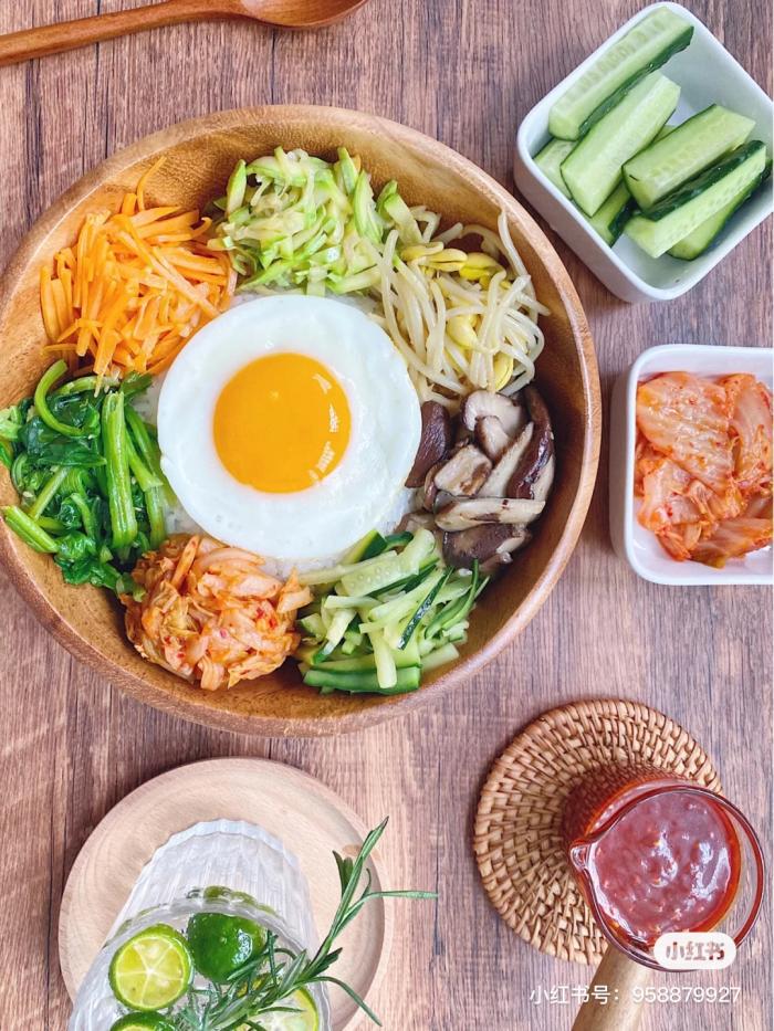 美食 韩式拌饭 加入两勺雪碧自制灵魂酱汁 烹饪小白零失败 5个步骤就可搞定
