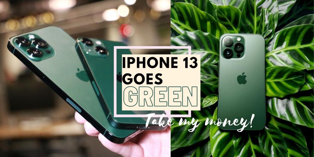 Apple Unveils Ultra-Hip Green Finishes For the iPhone 13 Series