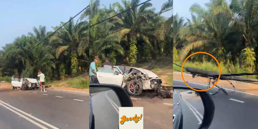 S'porean Porsche Driver Crashes In Johor While On A Luxury Car Convoy ...
