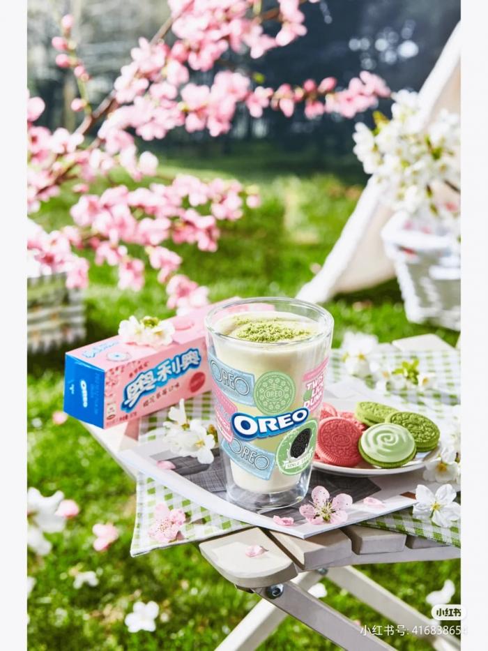 【时尚单品】这系列开挂了吧！Oreo 推春日「限定周边」：粉嫩感『立体樱花杯』也太烧，清透质感玻璃杯必收！