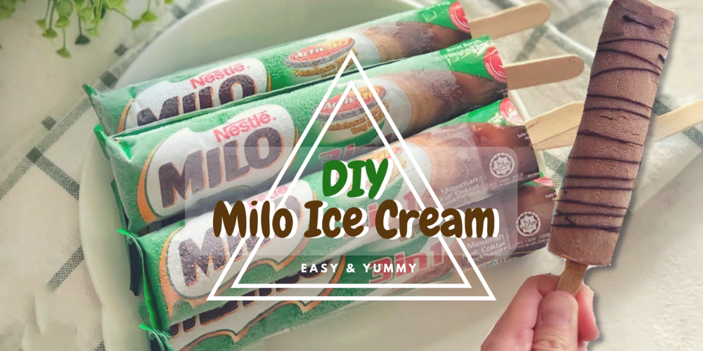 【美食】超简单的DIY Milo冰棒!超浓厚,零失败!做法比Dalgona Milo/coffee更容易!